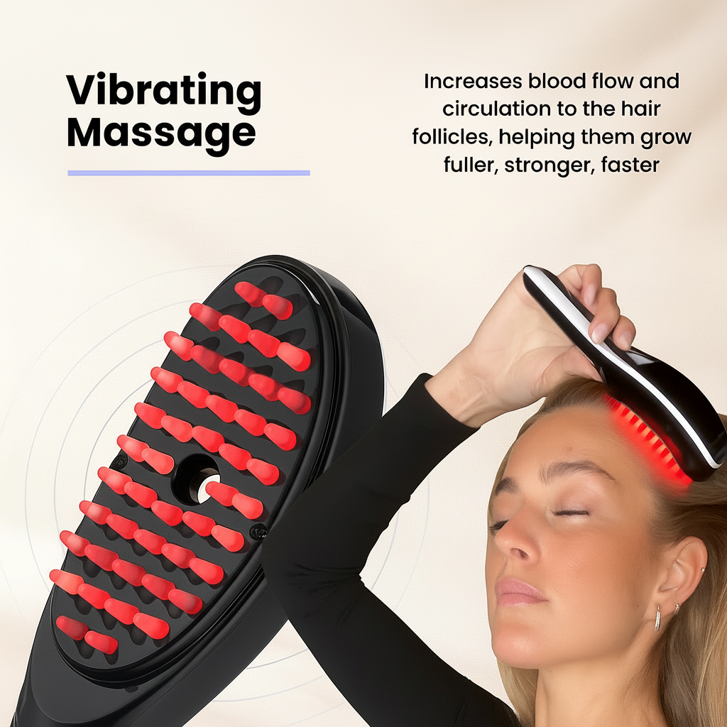 Electric Spray Massage Hair Brush