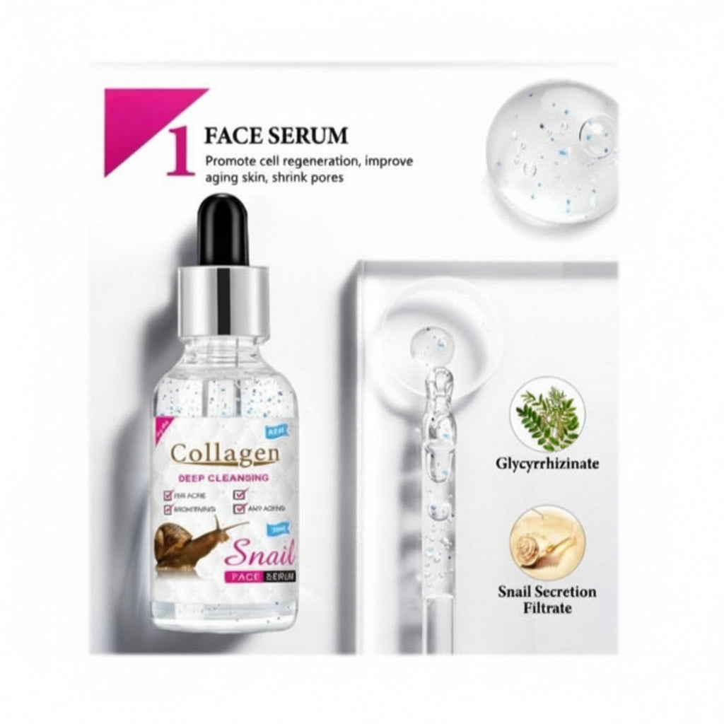 Snail Collagen Skin Care Set (5-Piece)