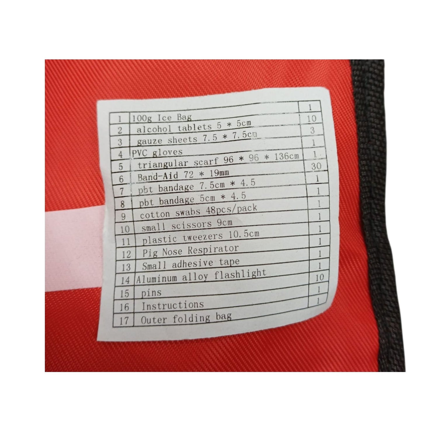 First Aid Kit – 62 Piece