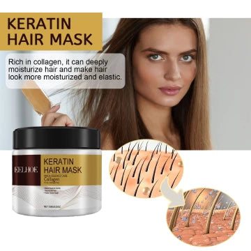 Repairing And Moisturizing Hair Mask Repairs Damaged Hair, Dry & Split Ends, & Tangled Hair