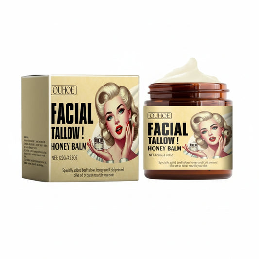 Beef Tallow Honey Moisturizer Deep Hydrating Moisturizer