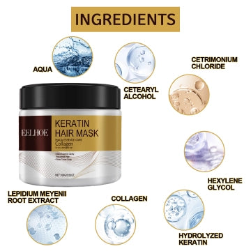 Repairing And Moisturizing Hair Mask Repairs Damaged Hair, Dry & Split Ends, & Tangled Hair