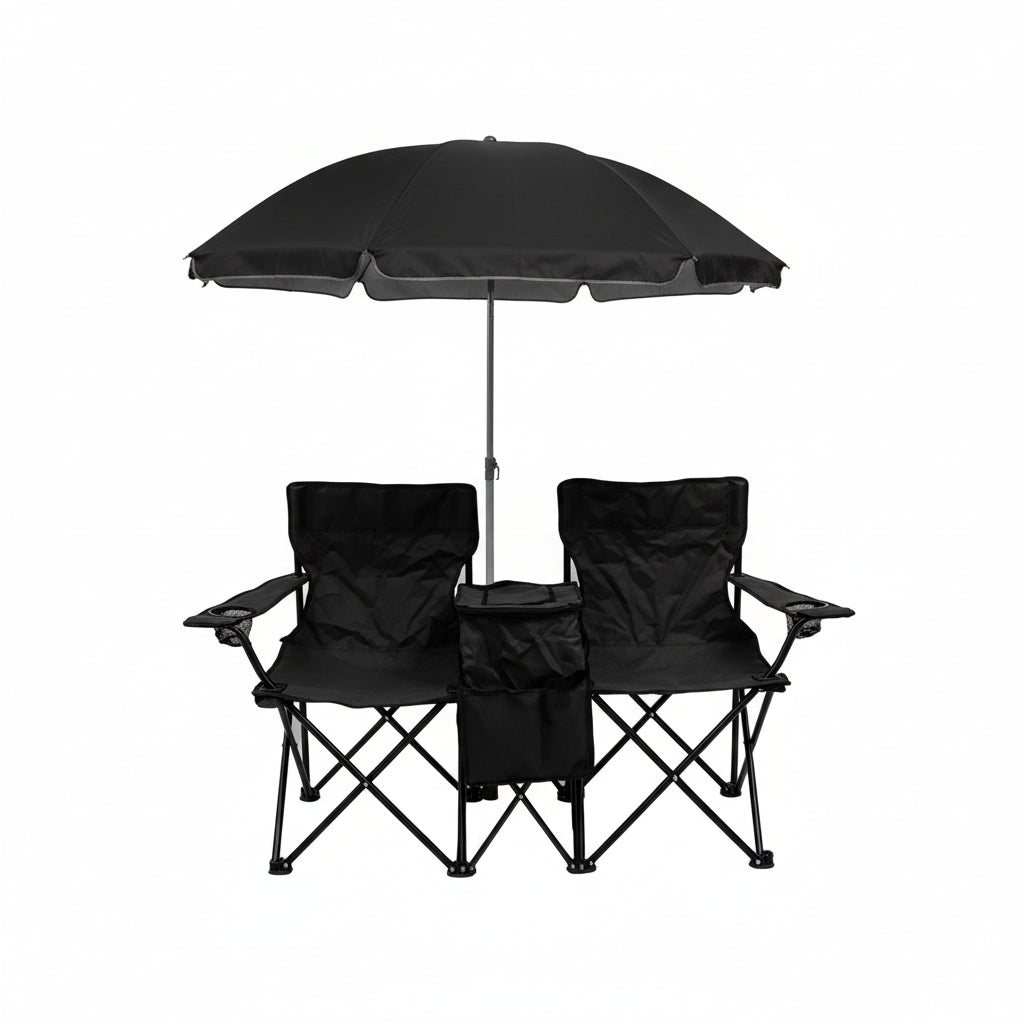 Portable Double Folding Chair Outdoor Camping Chair