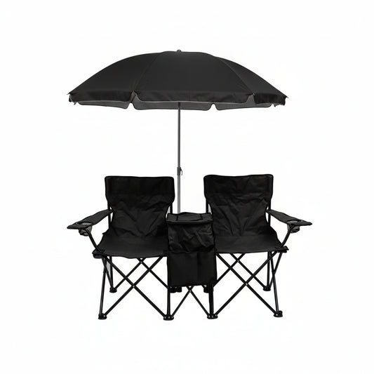 Portable Double Folding Chair Outdoor Camping Chair
