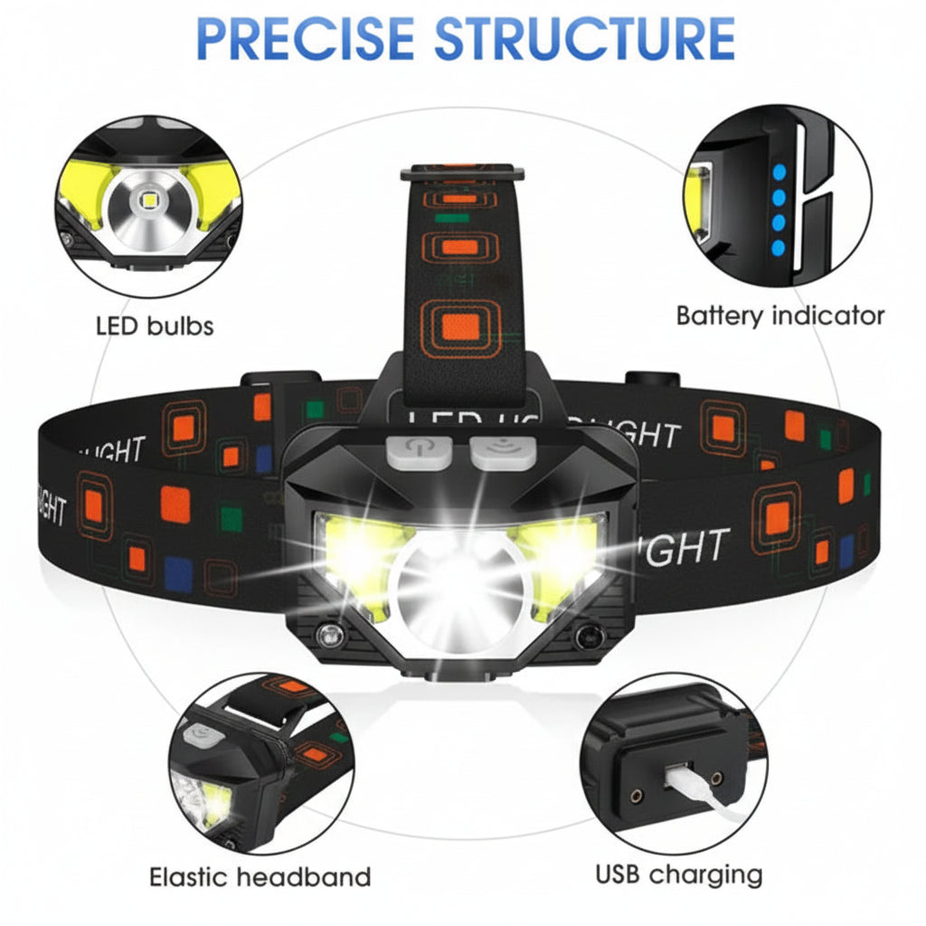 Rechargeable LED Headlight