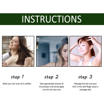 Hair Regrowth Spray Herbal Formula for Thicker