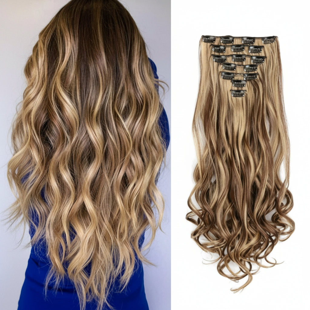 26th Avenue Collection 24 Inch Two Tone Blonde Clip In Extension.
