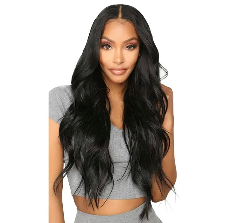 Curly Wavy Long 4 PCS Set Thick Clip In On Hair Extensions 50cm