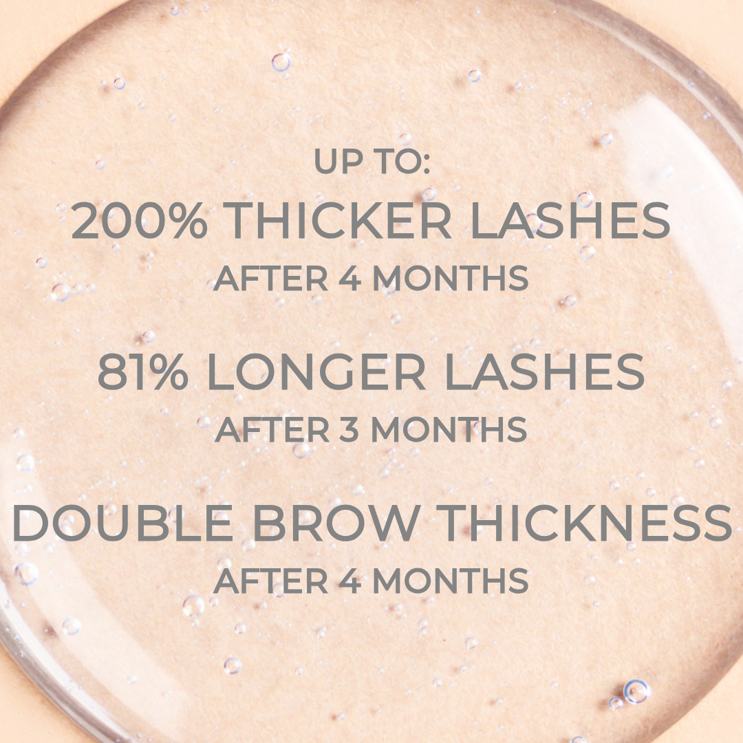 Thick & Long Lash Serum with Peptides, Hyaluronic Acid & Castor Oil
