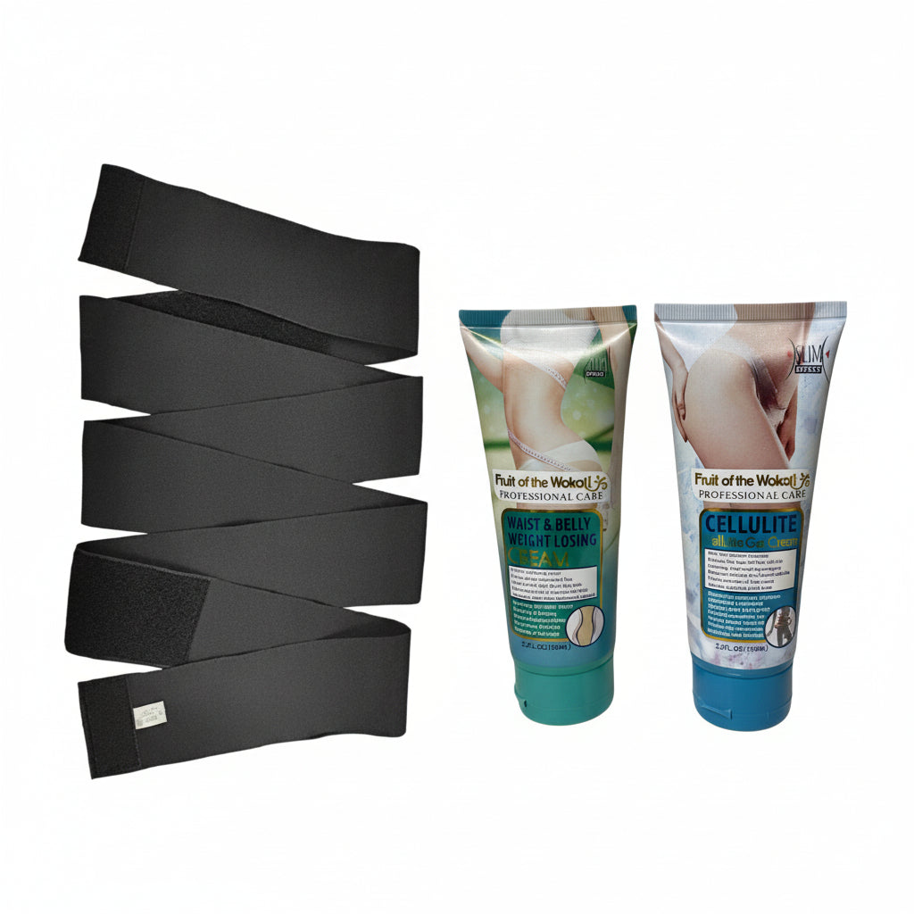 Waist Trainer Corset Wrap Belt with Fat Burning & Weight Lost Cream
