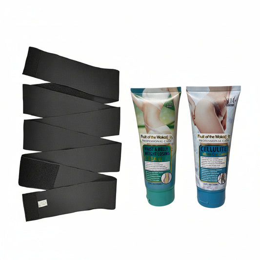 Waist Trainer Corset Wrap Belt with Fat Burning & Weight Lost Cream