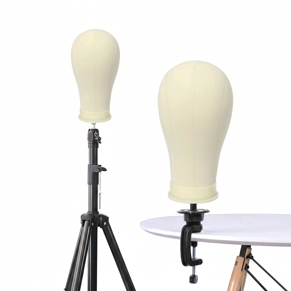 Canvas Mannequin Head With Mount Hole