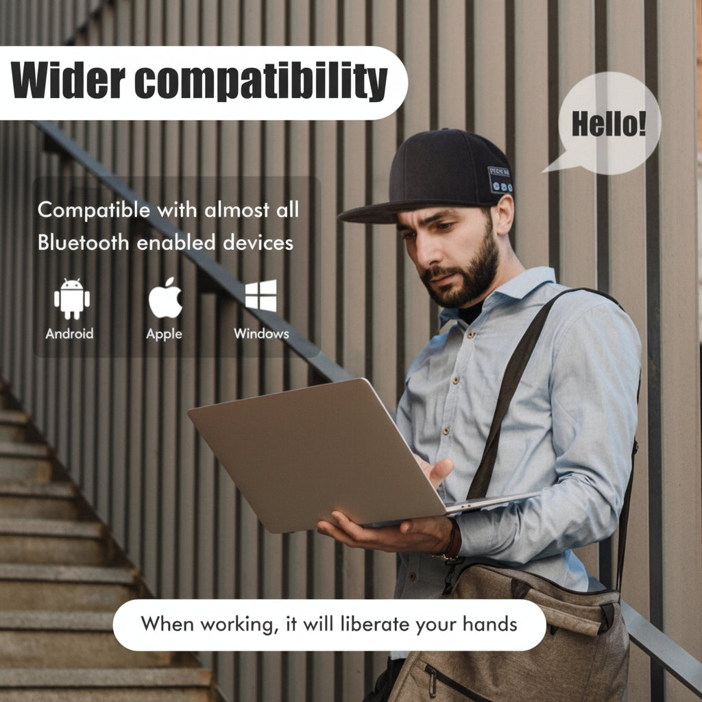 Bluetooth Speaker Beanie Hat – Wireless Music Cap