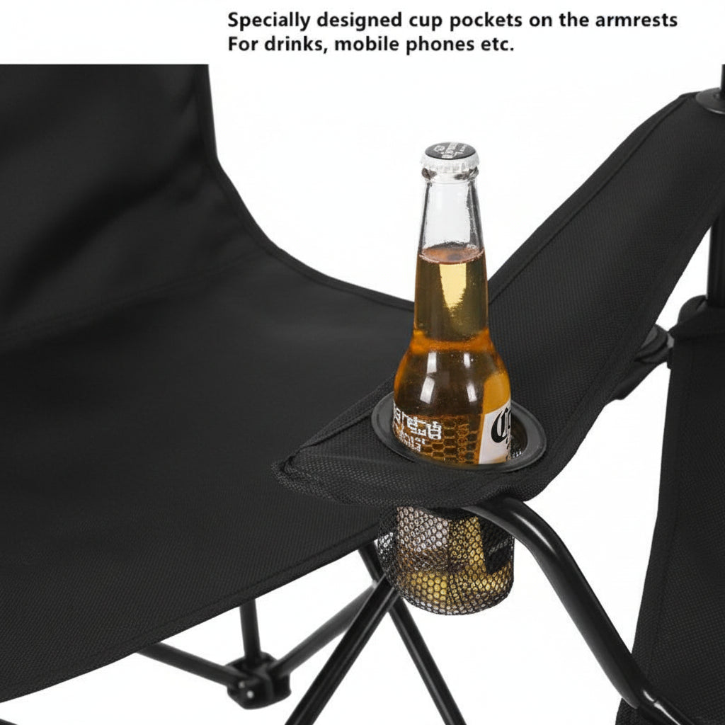 Portable Folding Chair For Camping & Outdoor-120KG