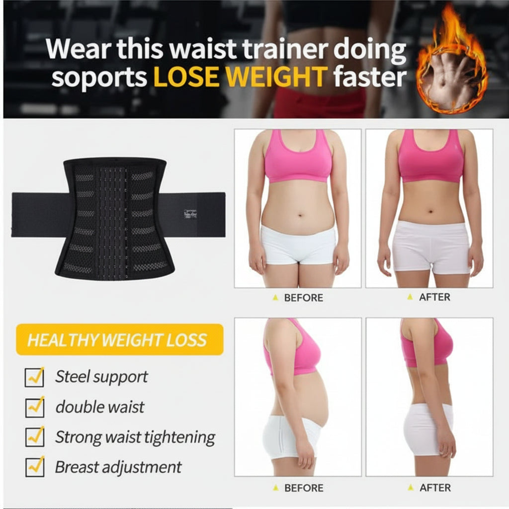Waist Trainer Belly Slimmming Belt
