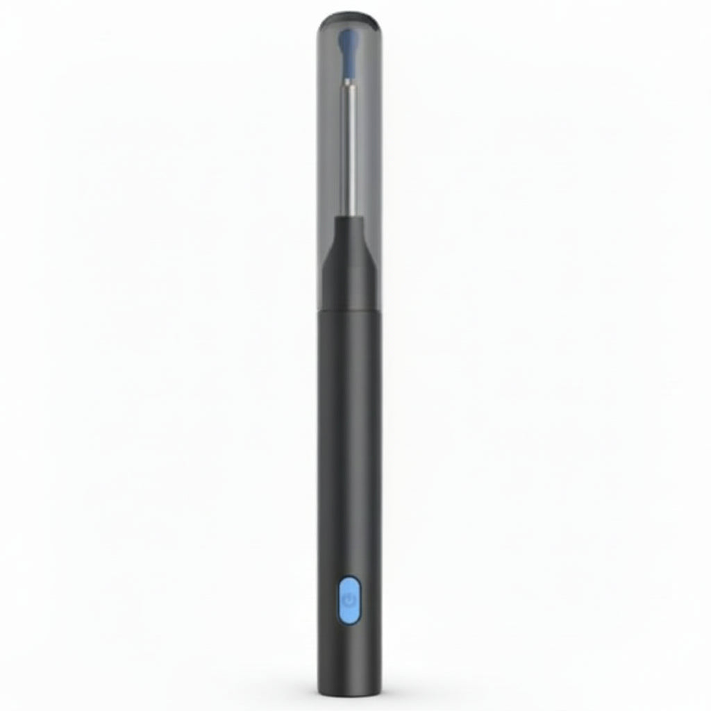 Ear Wax Otoscope With Camera-Black