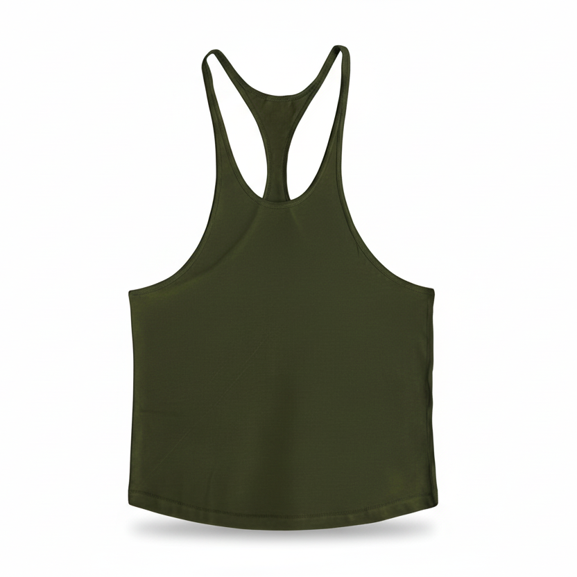 Men's Stringer Tank Tops Muscule Cut Bodybuilding Gym Vest Y-Back Fitness T-Shirts 3Pc Set