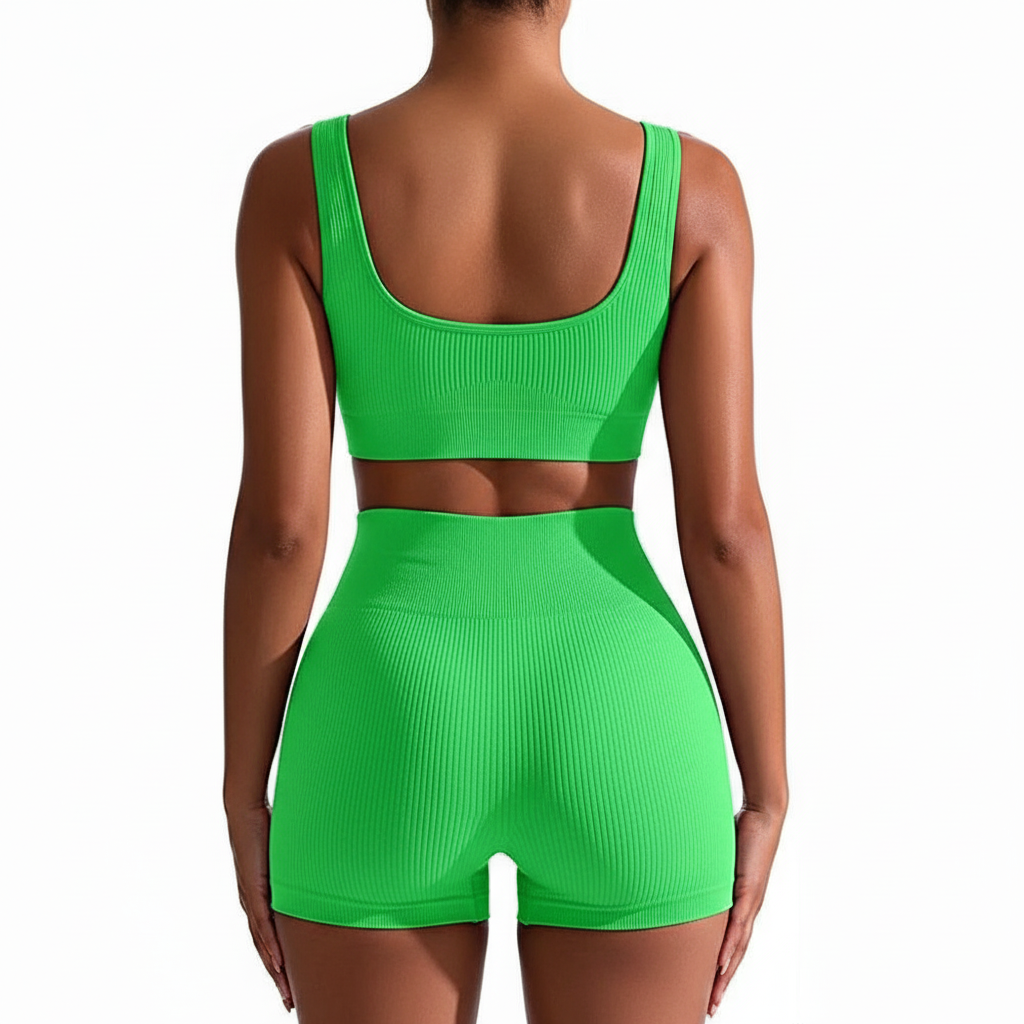 Two Piece Women Clothing Activewear Gym Yoga Sets