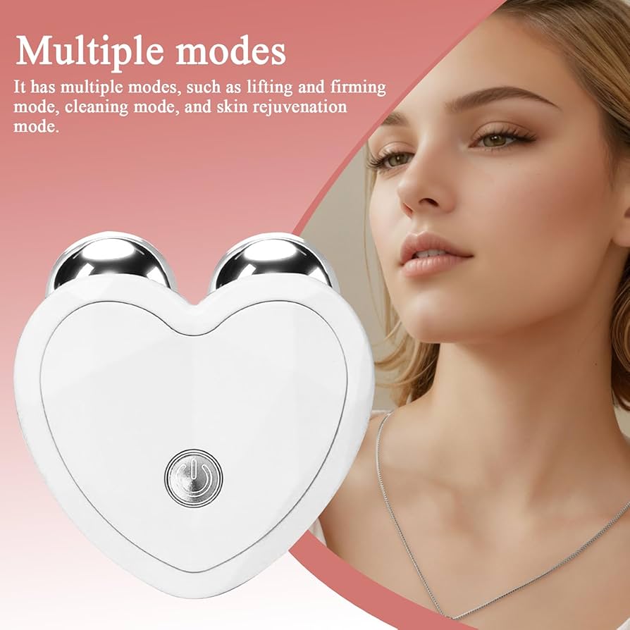 Electric EMS Facial Massager Mini Portable Microcurrent Facial Lifting Roller