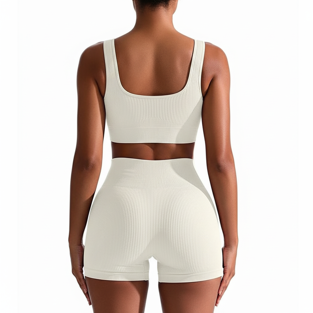 Two Piece Women Clothing Activewear Gym Yoga Sets