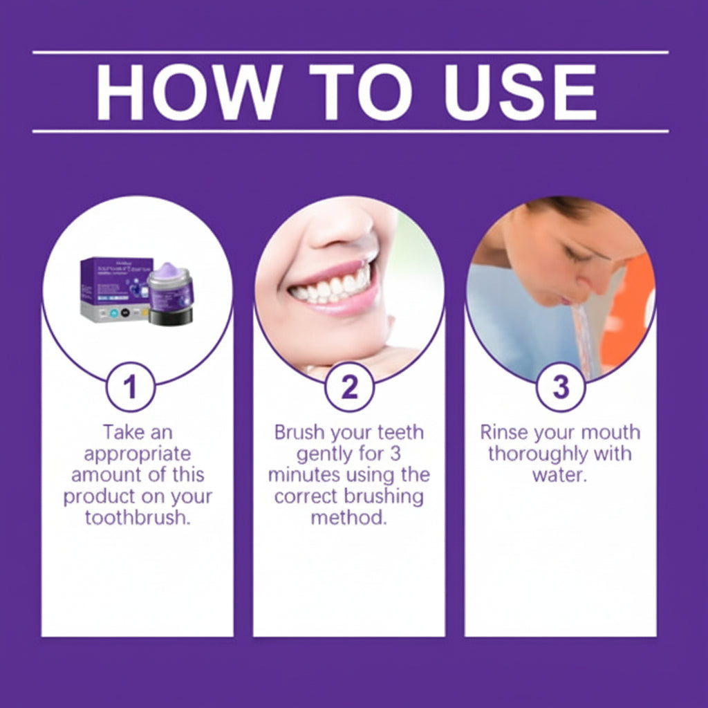 Purple Tooth Whitening Powder-50G