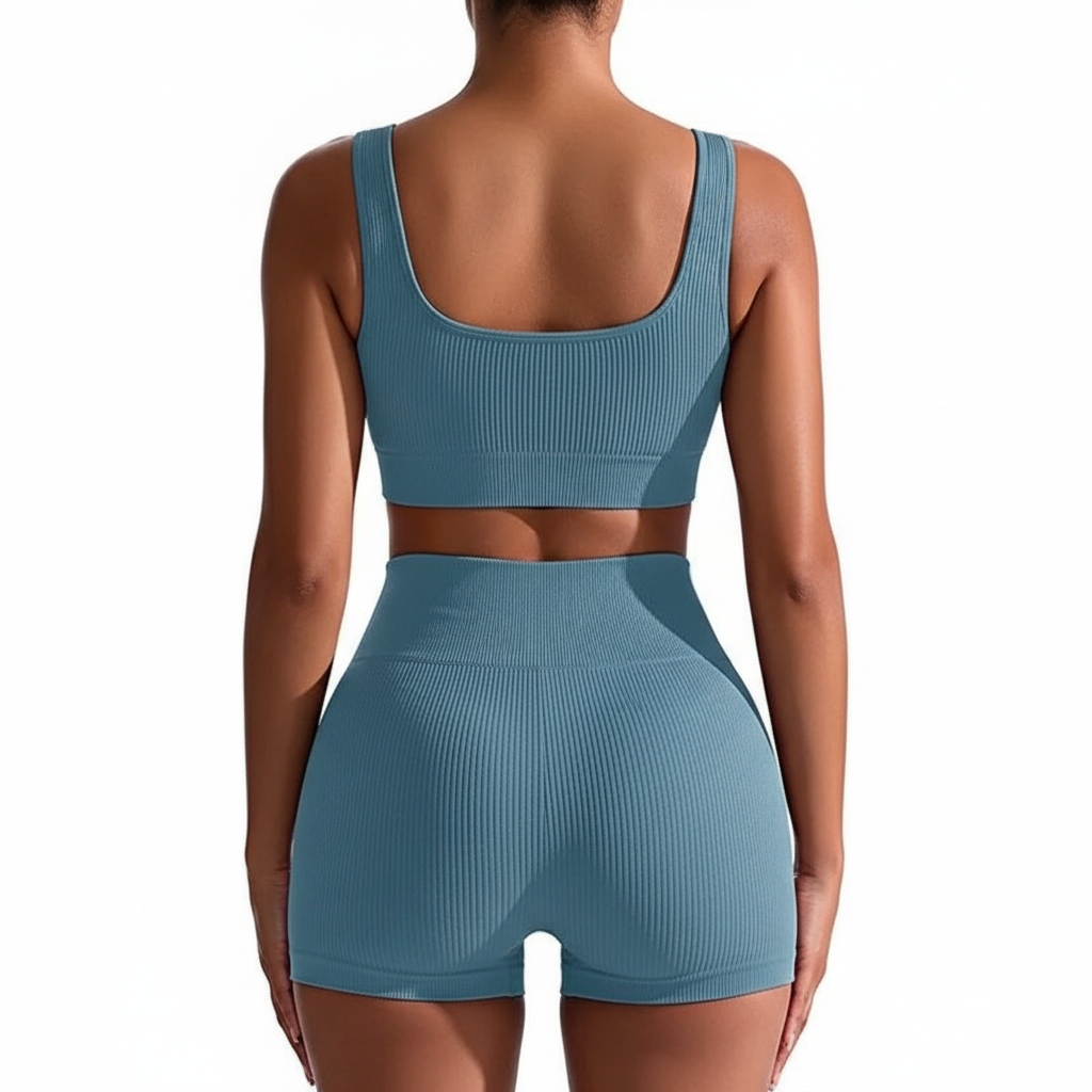 Two Piece Women Clothing Activewear Gym Yoga Sets