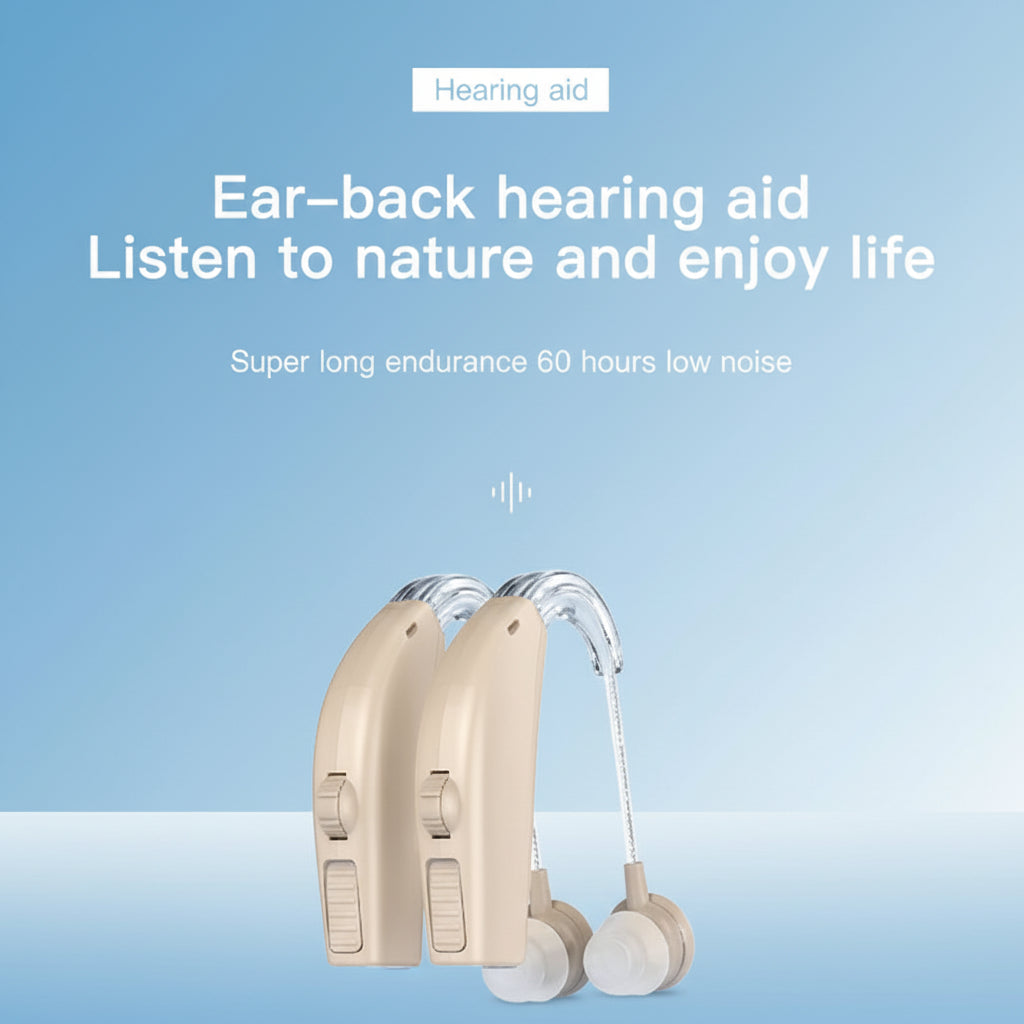 Bluetooth Hearing Amplifiers With Charging Case