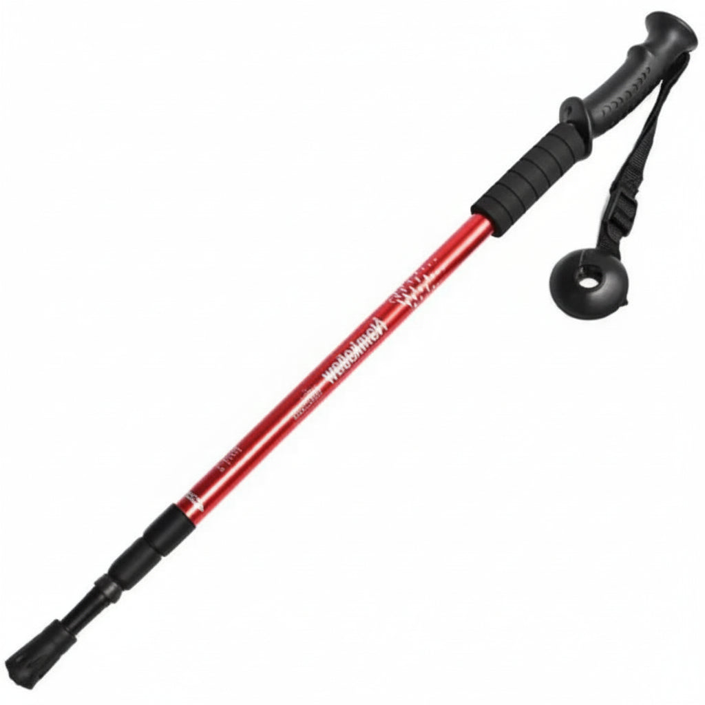 Three-Section Aluminium Alloy Trekking Pole Adjustable Ultra Light