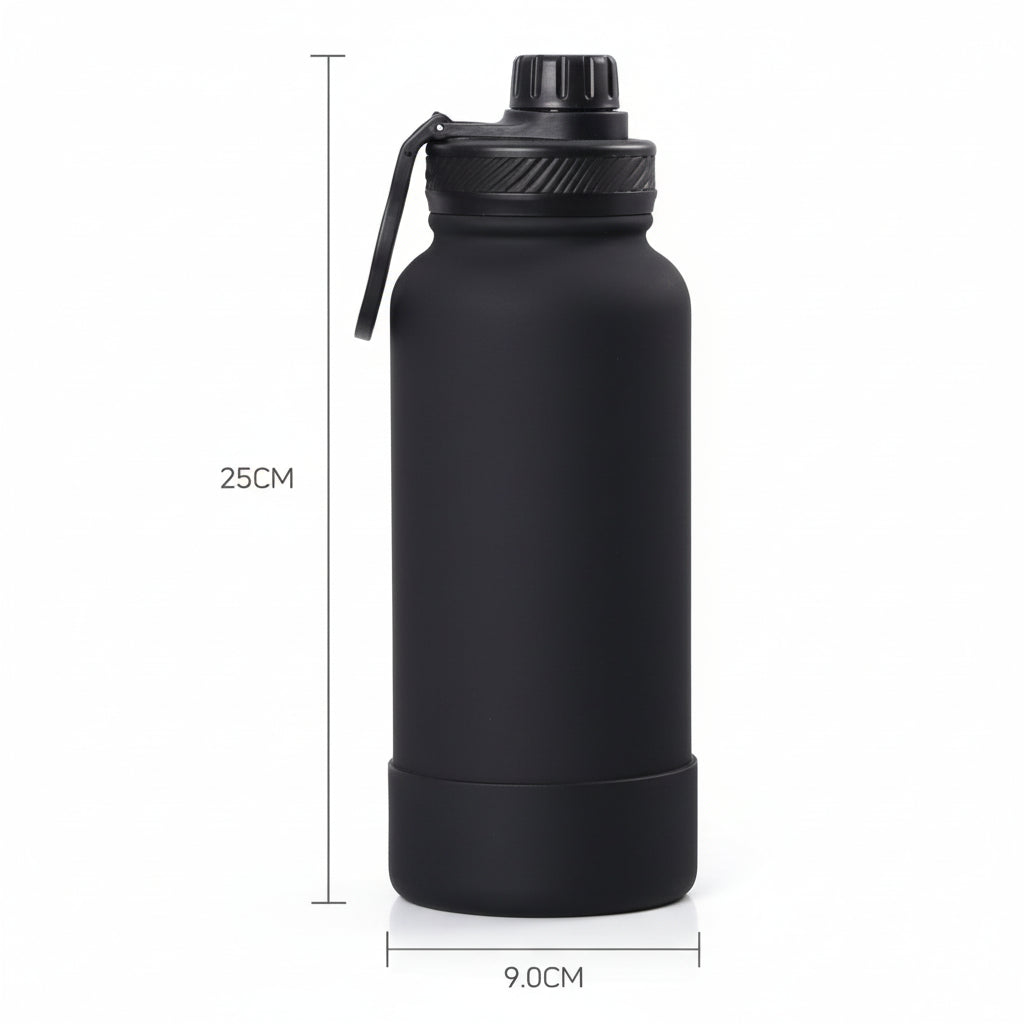 Stainless Steel Magnetic Thermos Cup Mobile Phone Holder Photo Taking Large Capacity Cold Water