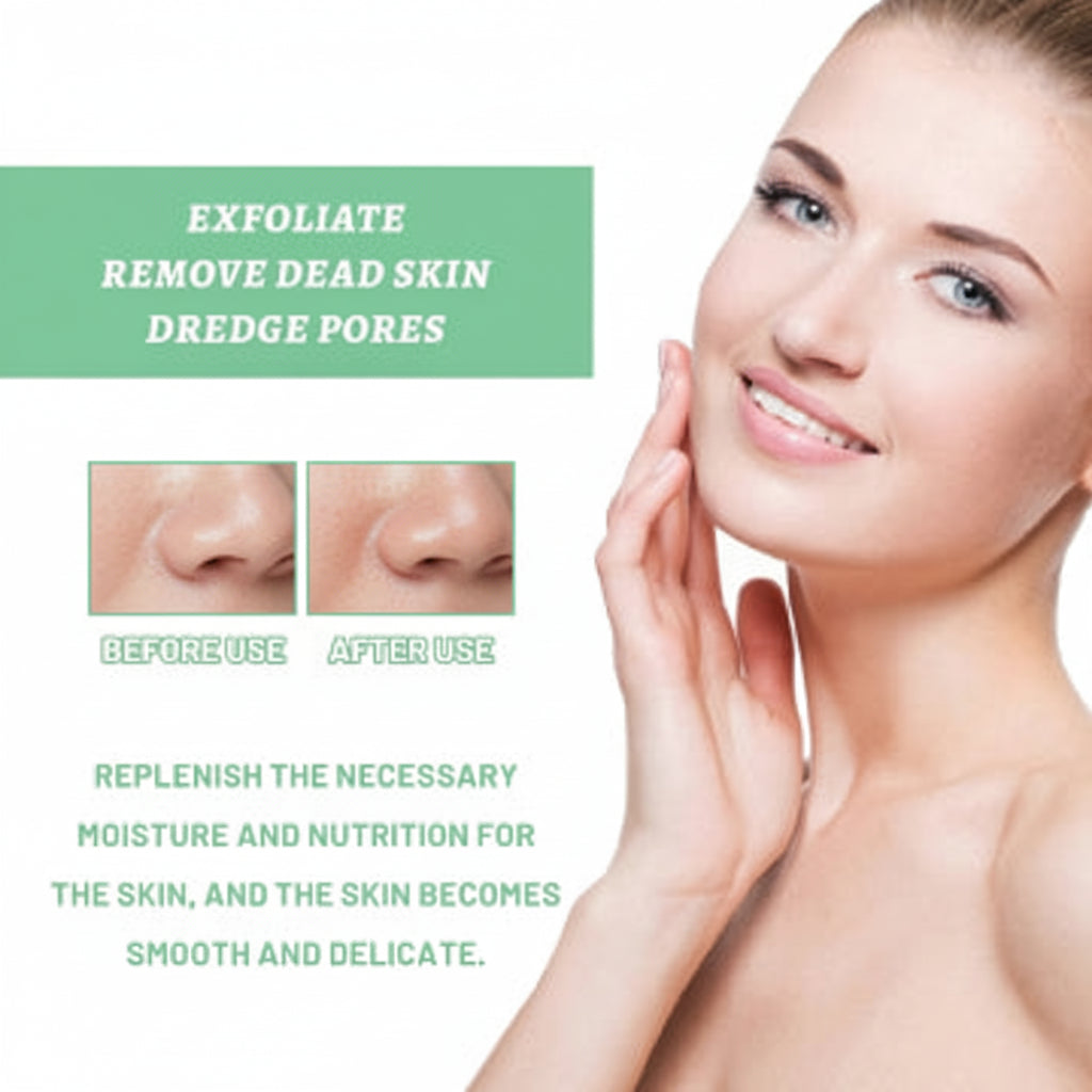 Herbal Exfoliating Gel Gently Cleans Closed Black Mouth & Shrinks Pores