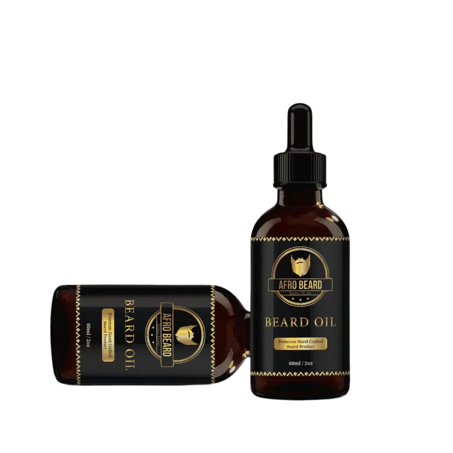 AfroBeard: Classic 2in1 Beard Grooming Kit for Growth & Moisture