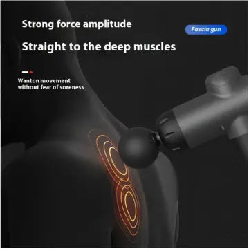 Deep Tissue Percussion Massage Gun With 8 Changeable Heads